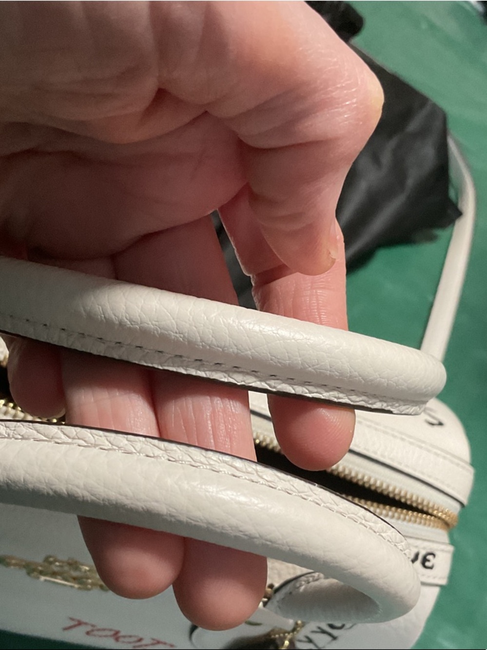 Coach Rowen Cream Leather Doodle Satchel with Floral and Butterfly Accents - Picture 7 of 13